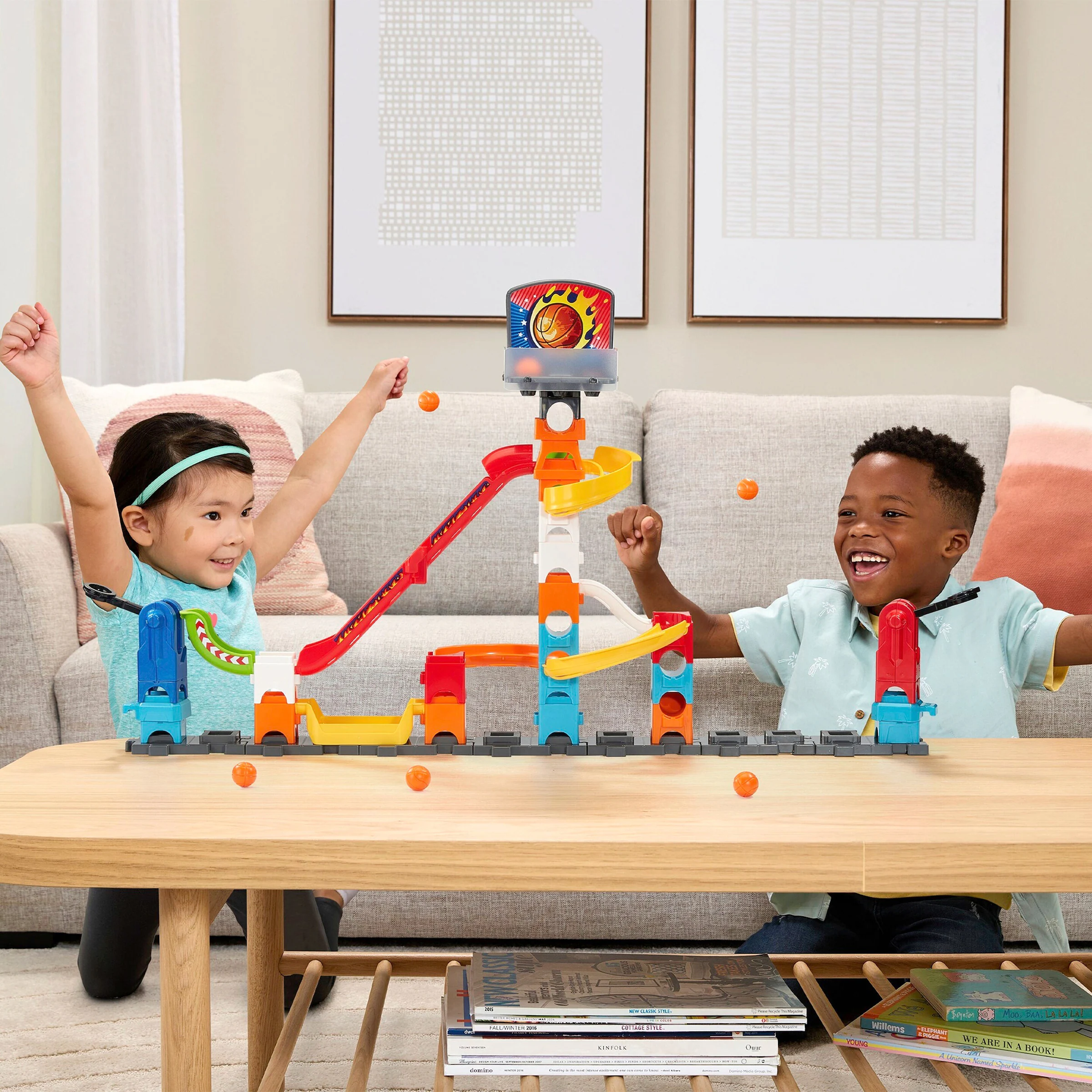Vtech - Marble Rush Kugelbahn Marble Rush - Basketball Set S500
