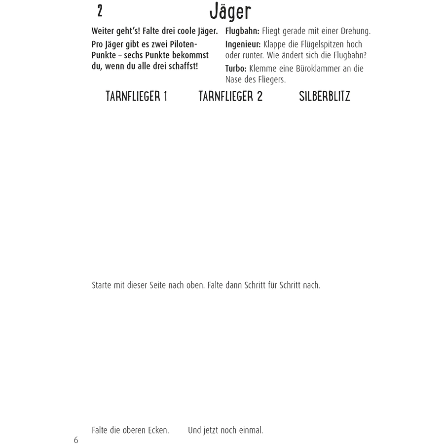 CARLSEN Kreatives Bastelset: Turbo-Papierflieger