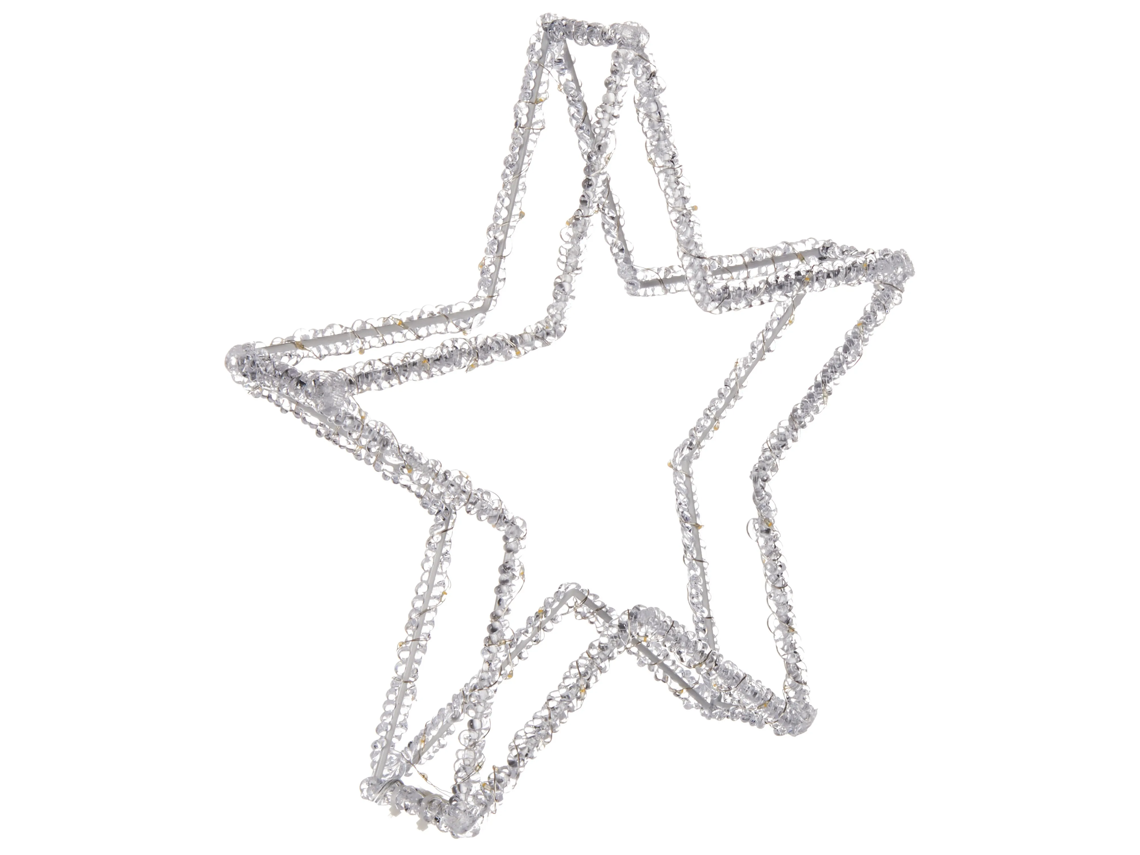 Buitendecoratie LED SIMO Ster 31 cm Wit