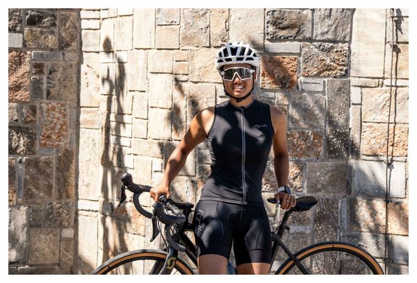 Maillot Sans Manches Velo Rogelli Essential Femme Noir