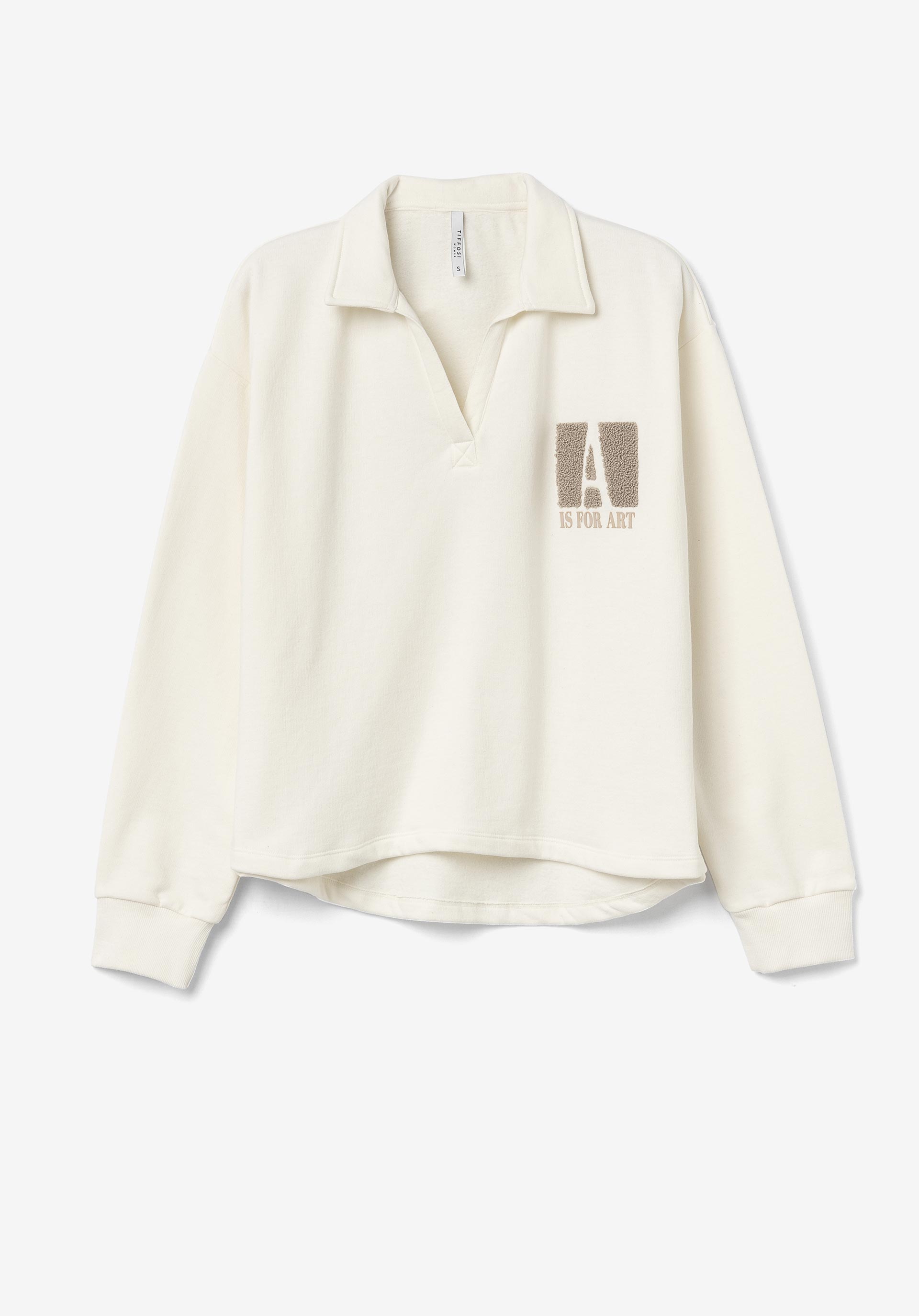Sweatshirt com Bordado Turco