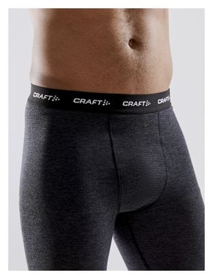 Collant Long Craft Core Wool Merino Noir