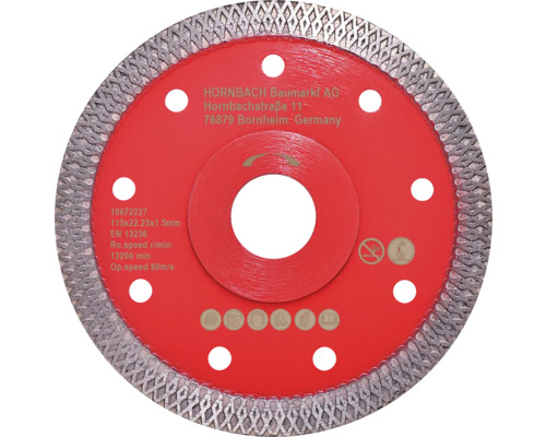 Diamantslijpschijf 115 mm voor tegels