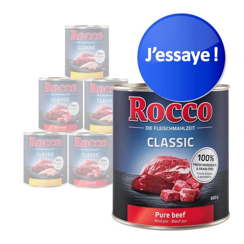 Lot mixte Rocco Classic 6 x 800 g