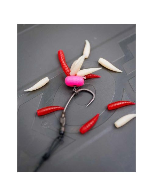 Fox Pop Up Maggots X 20 (10 Red.10 White - Imitatie aas -