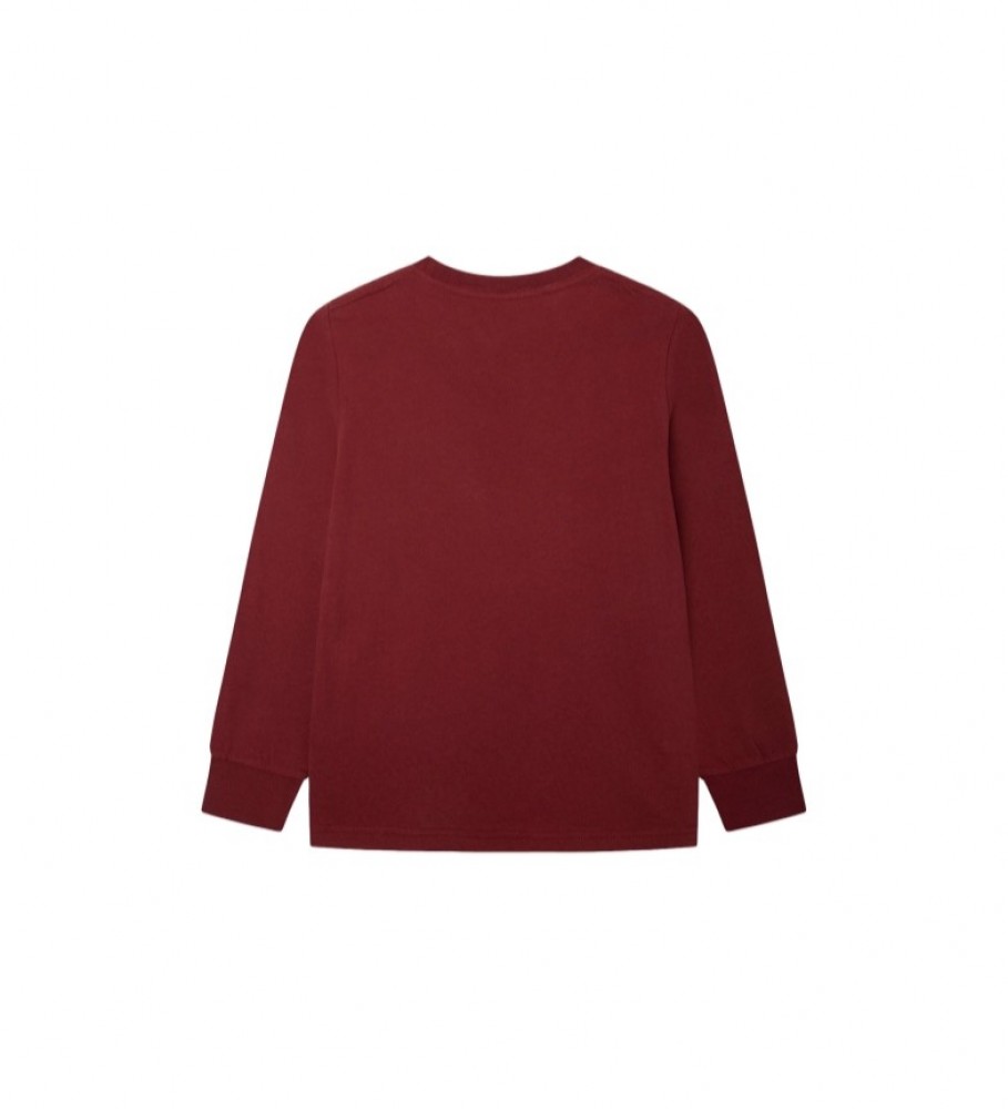 Camiseta vermelha Hackett Ldn Ls