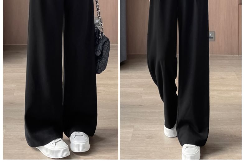 Ingrath - High Rise Plain Wide Leg Suit Pants (verschillende ontwerpen)