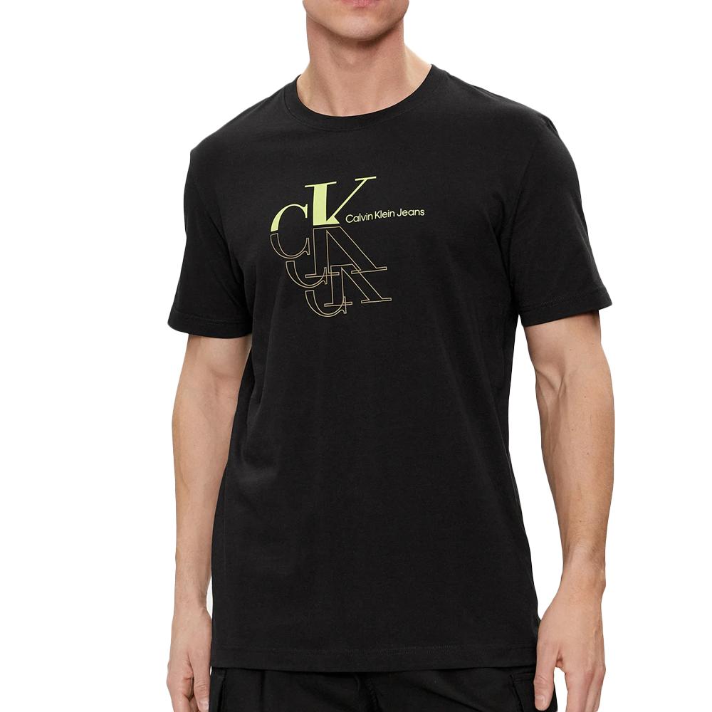 Calvin Klein Jeans T-shirt Noir Homme Calvin Klein Jeans Echo Graphi