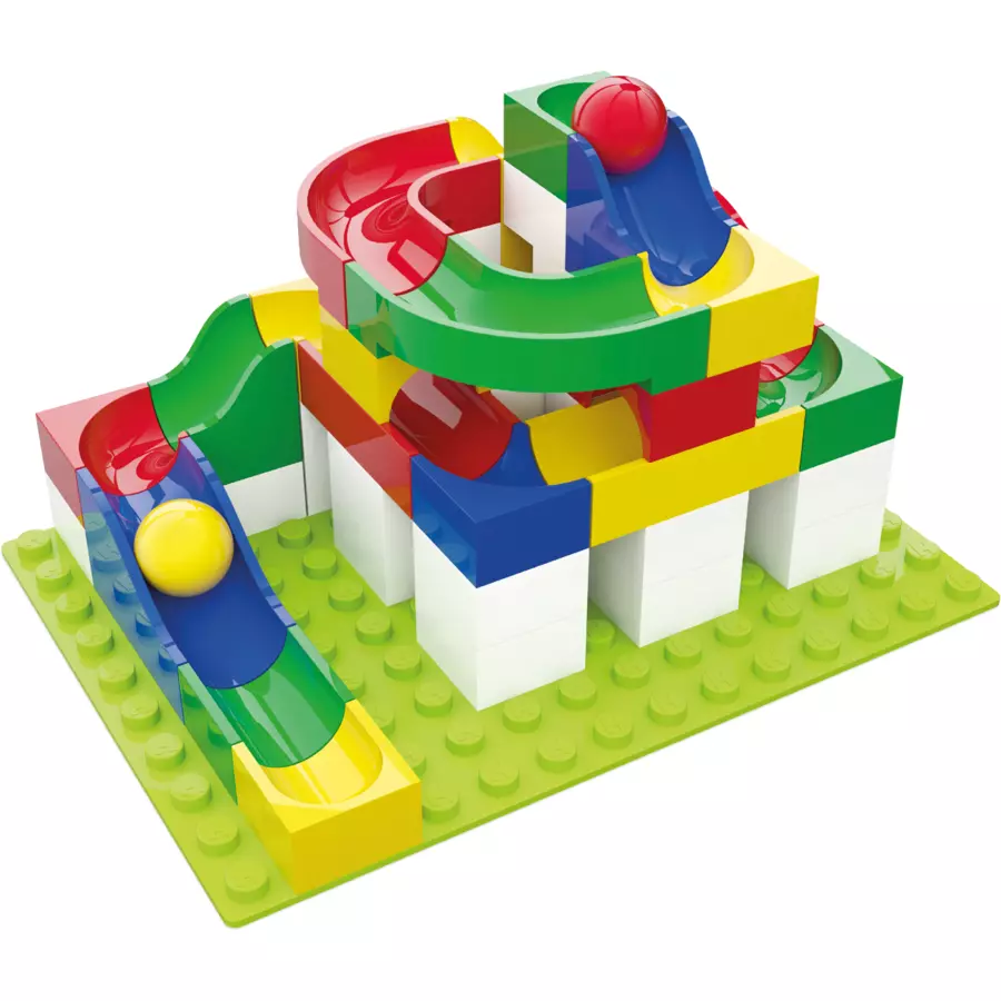 HUBELINO® Kugelbahn Baukasten Mini  45 Teile