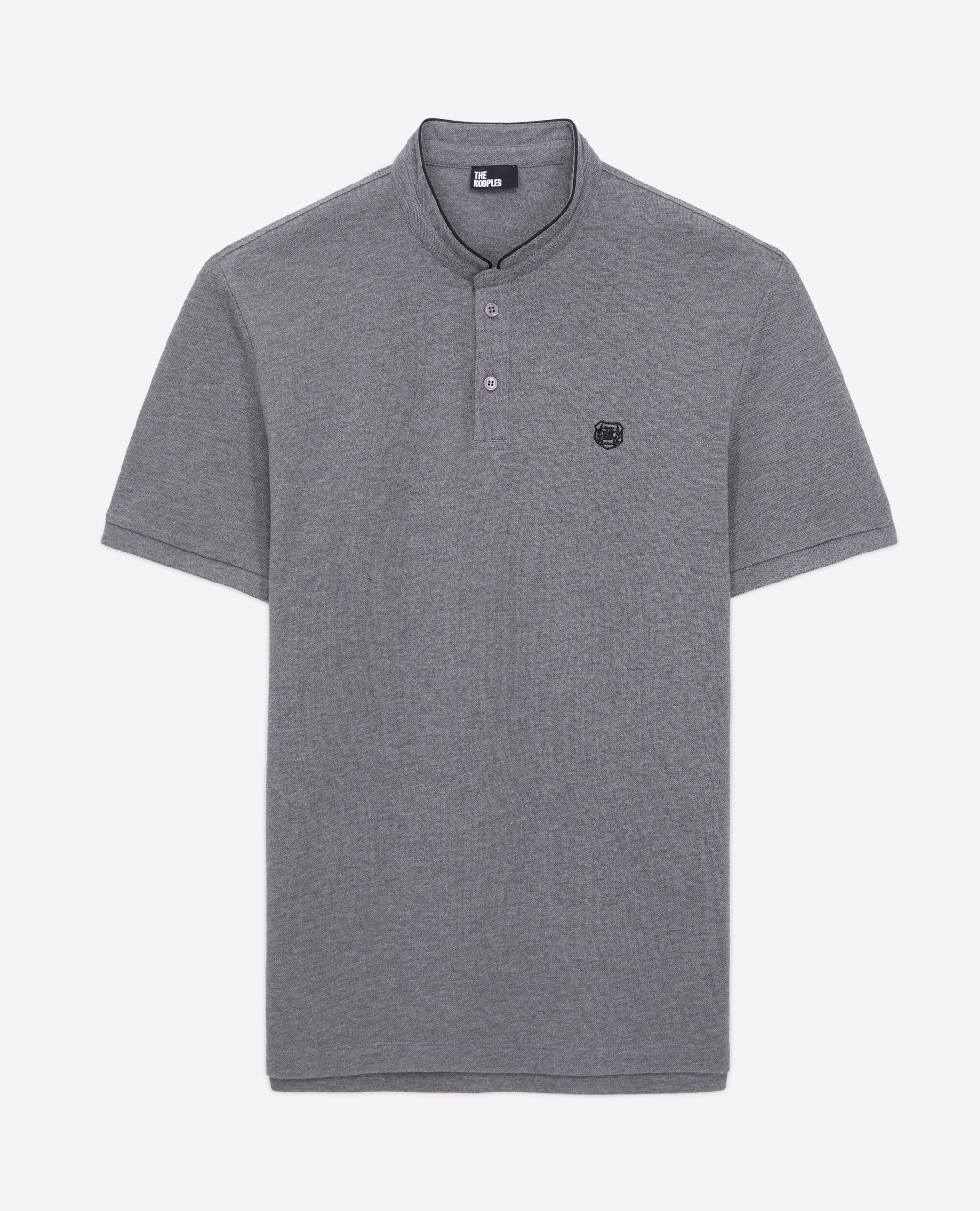 Polo col officier gris