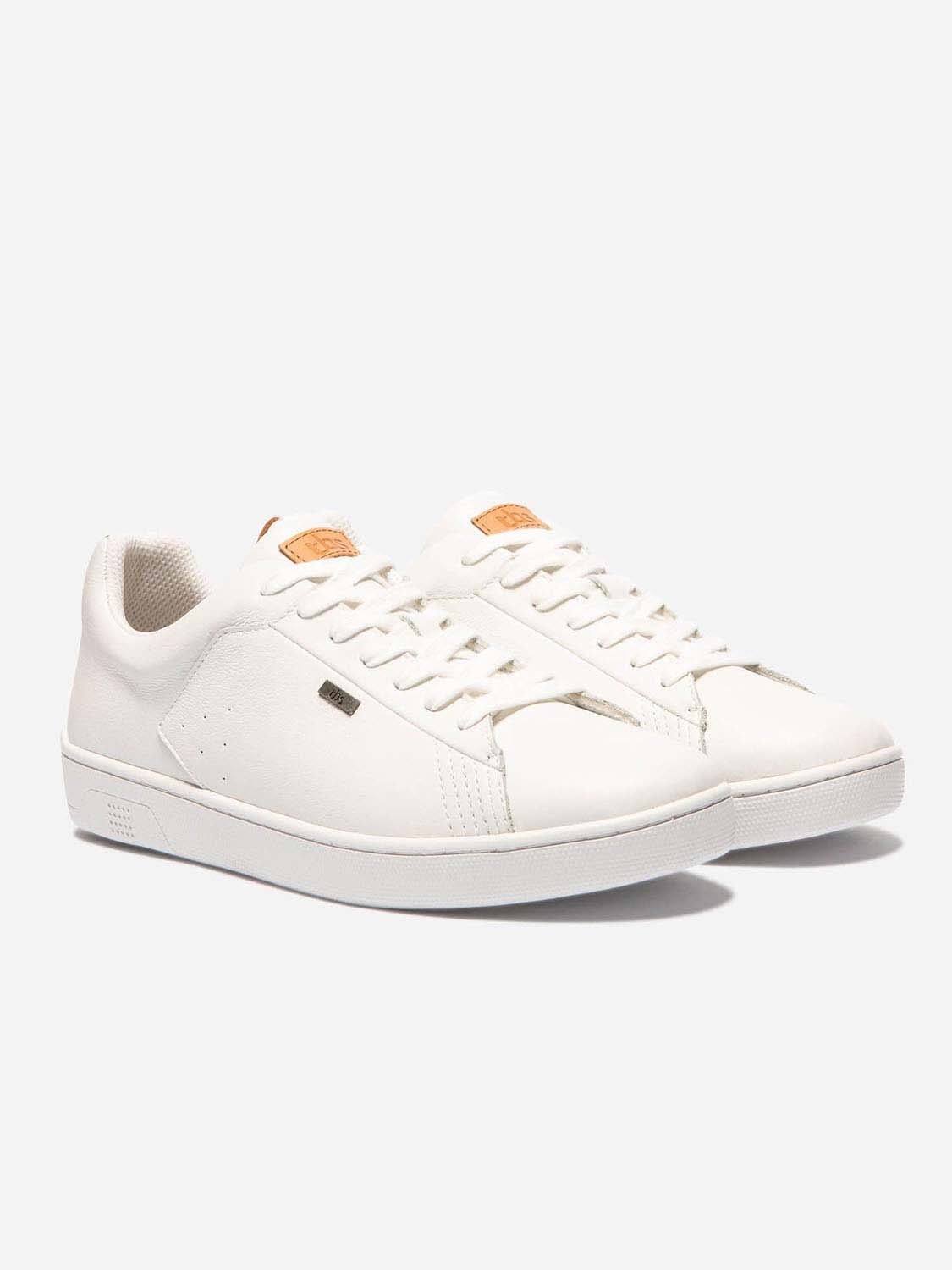 Baskets Homme Confort Purefoam Dessus Cuir Blanc