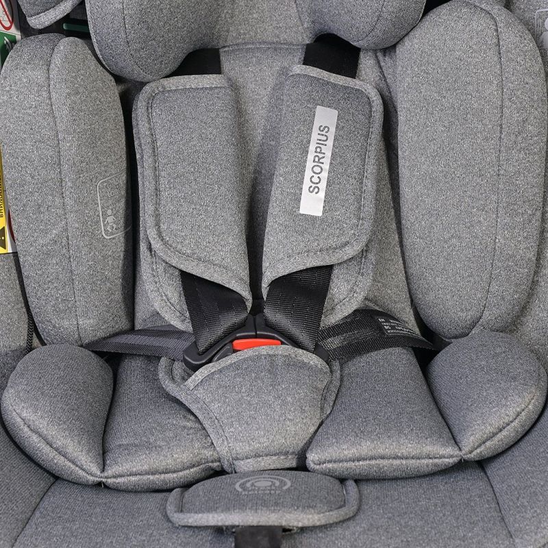 Lorelli - Scorpius - Autostoel - Grijs - i-Size - Geschikt voor 40-150 cm