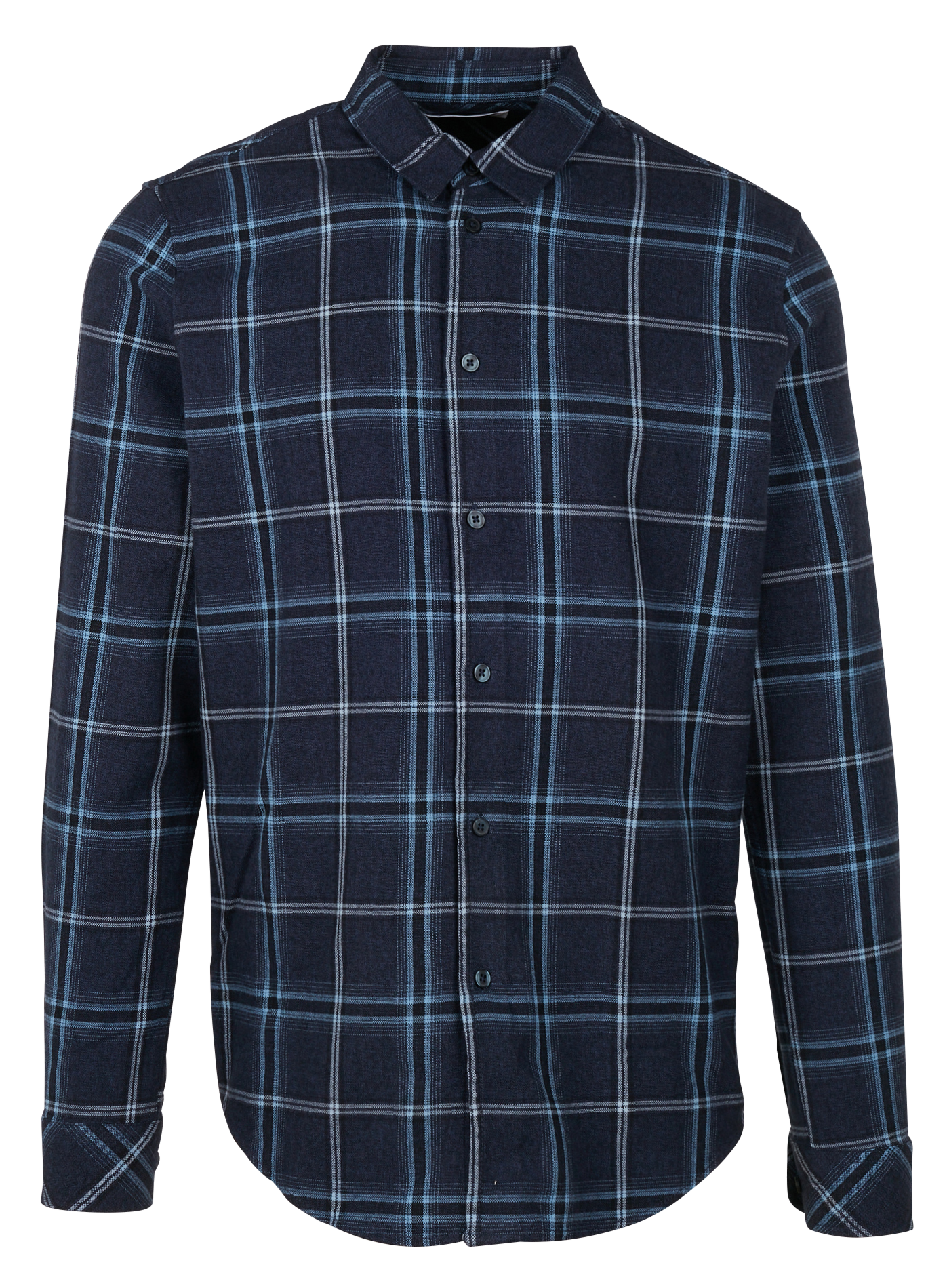 LIAM - Chemise col classique en coton | Bleu