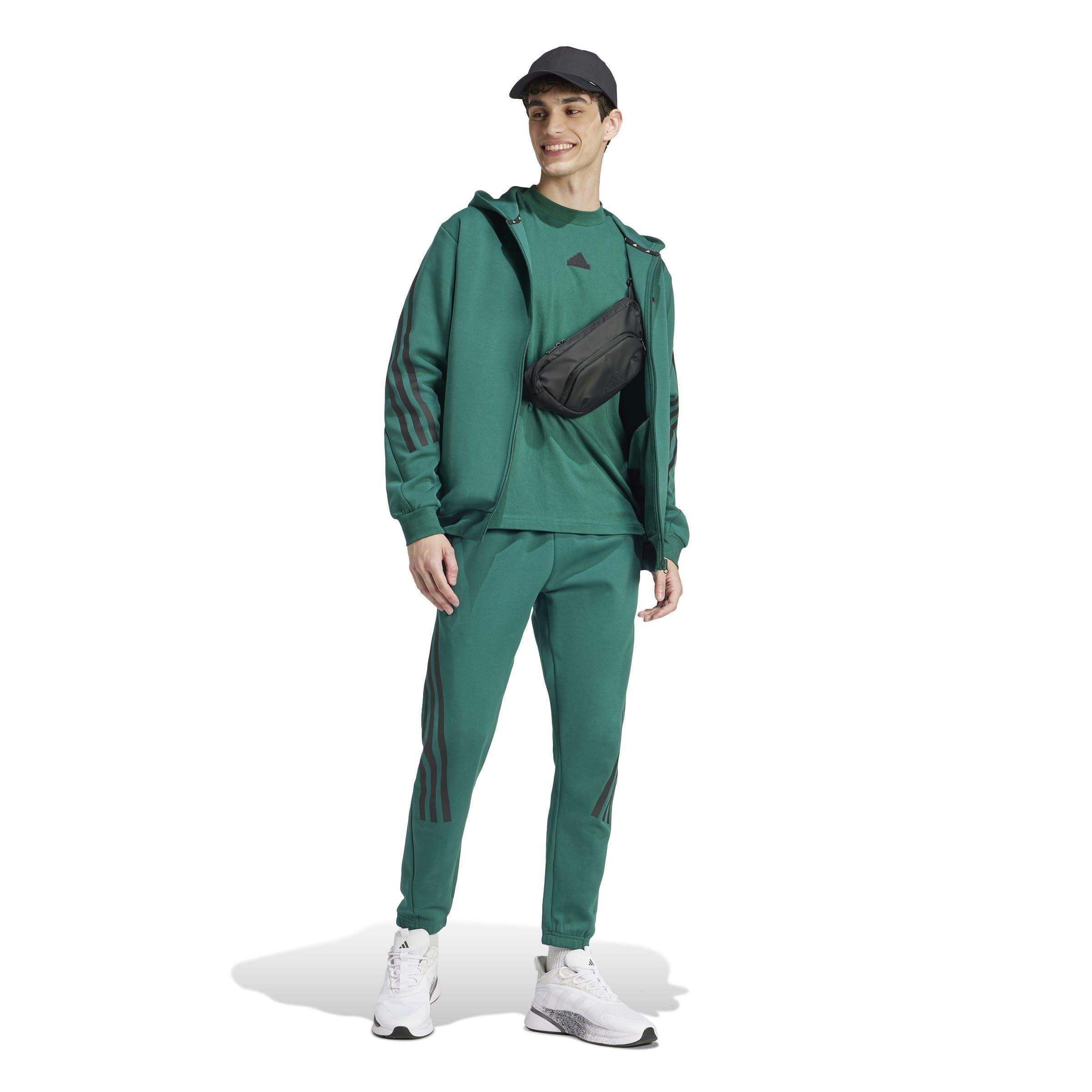 adidas Future Icons 3 Stripes Full Zip Hoodie Mens