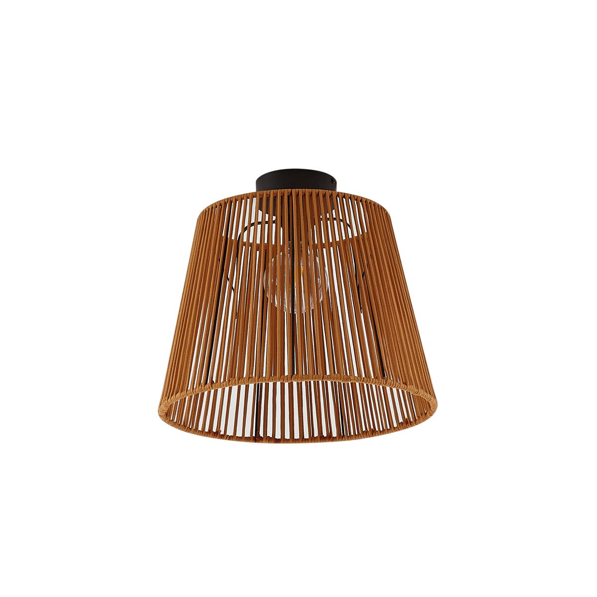 Japandi buiten plafondlamp met oranje touw IP54 - Jayla