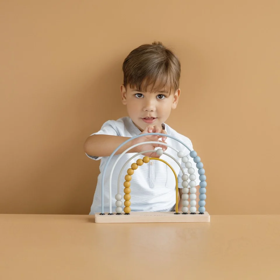 Little Dutch - Regnbue Abacus blå