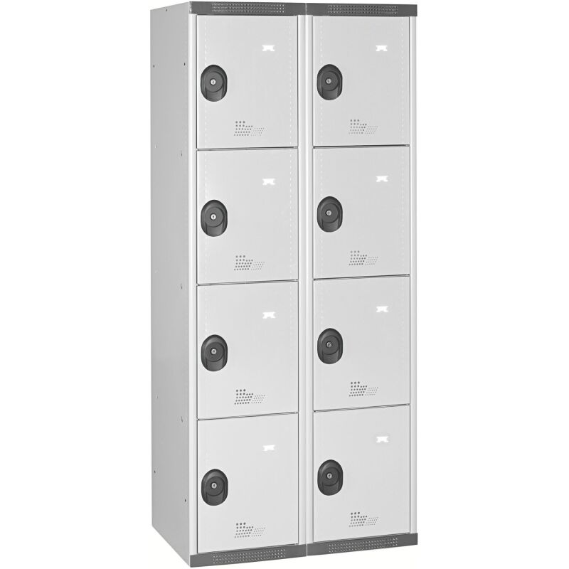 Vestiaire colonnes 4 cases monobloc