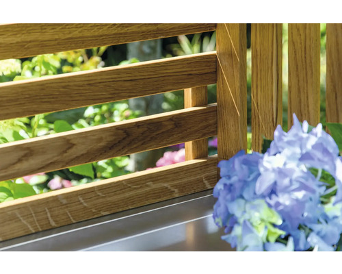 dobar XXL plantentafel met lade 117 x 62 x 124 cm eiken