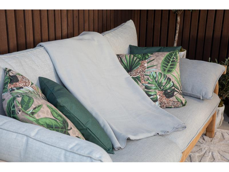 COCON Decke Fleecedecke Fleece, 150 x 210 cm, Hellgrau Flauschige Fleecedecke