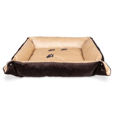 Freezack Katzenbett Pfotendesign braun