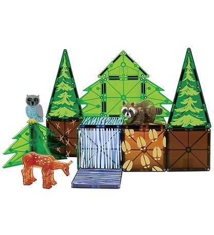 Magna-Tiles Magnets?t - 25 Dele - Forest Animals