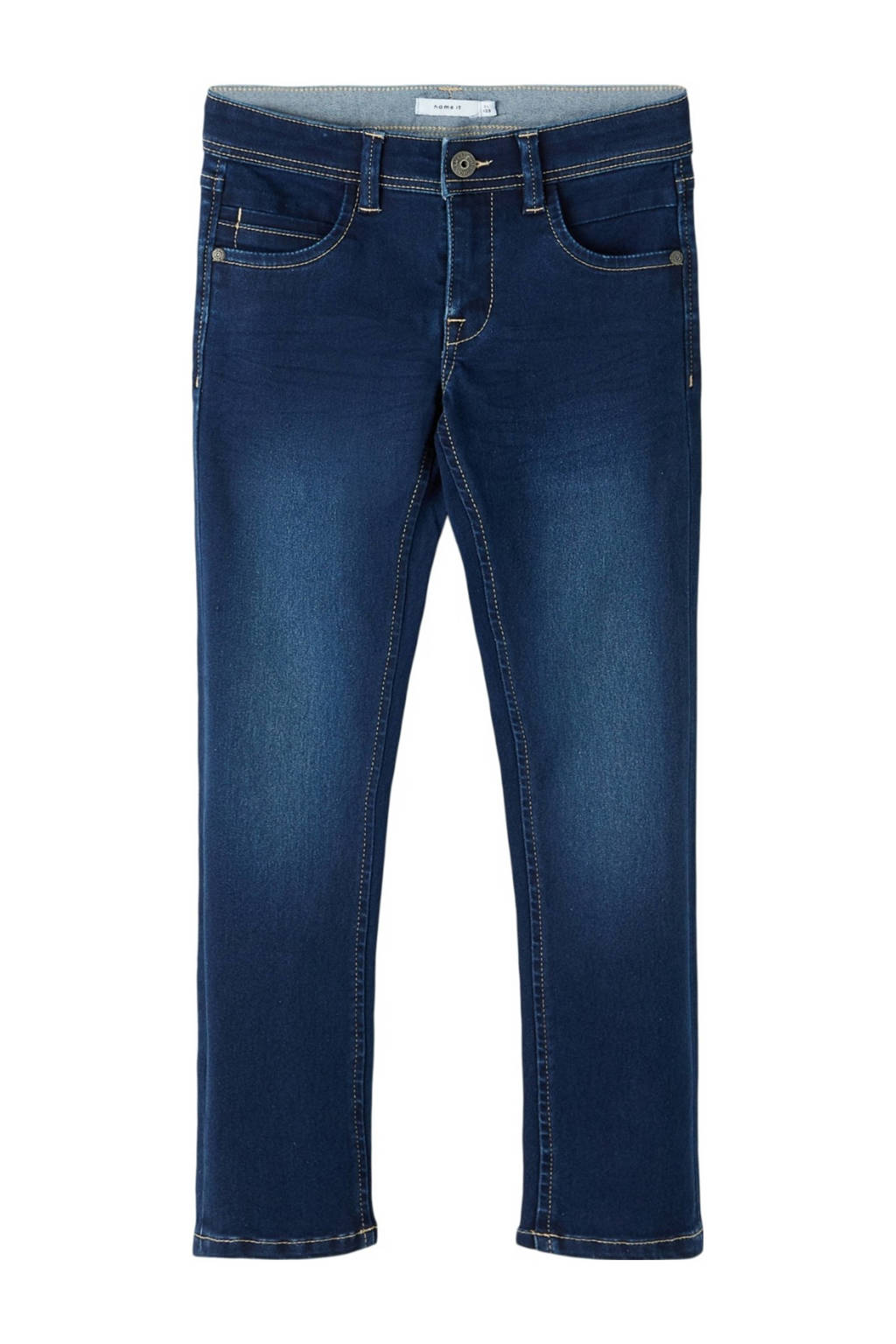 NAME IT slim fit jeans NKMSILAS dark blue denim