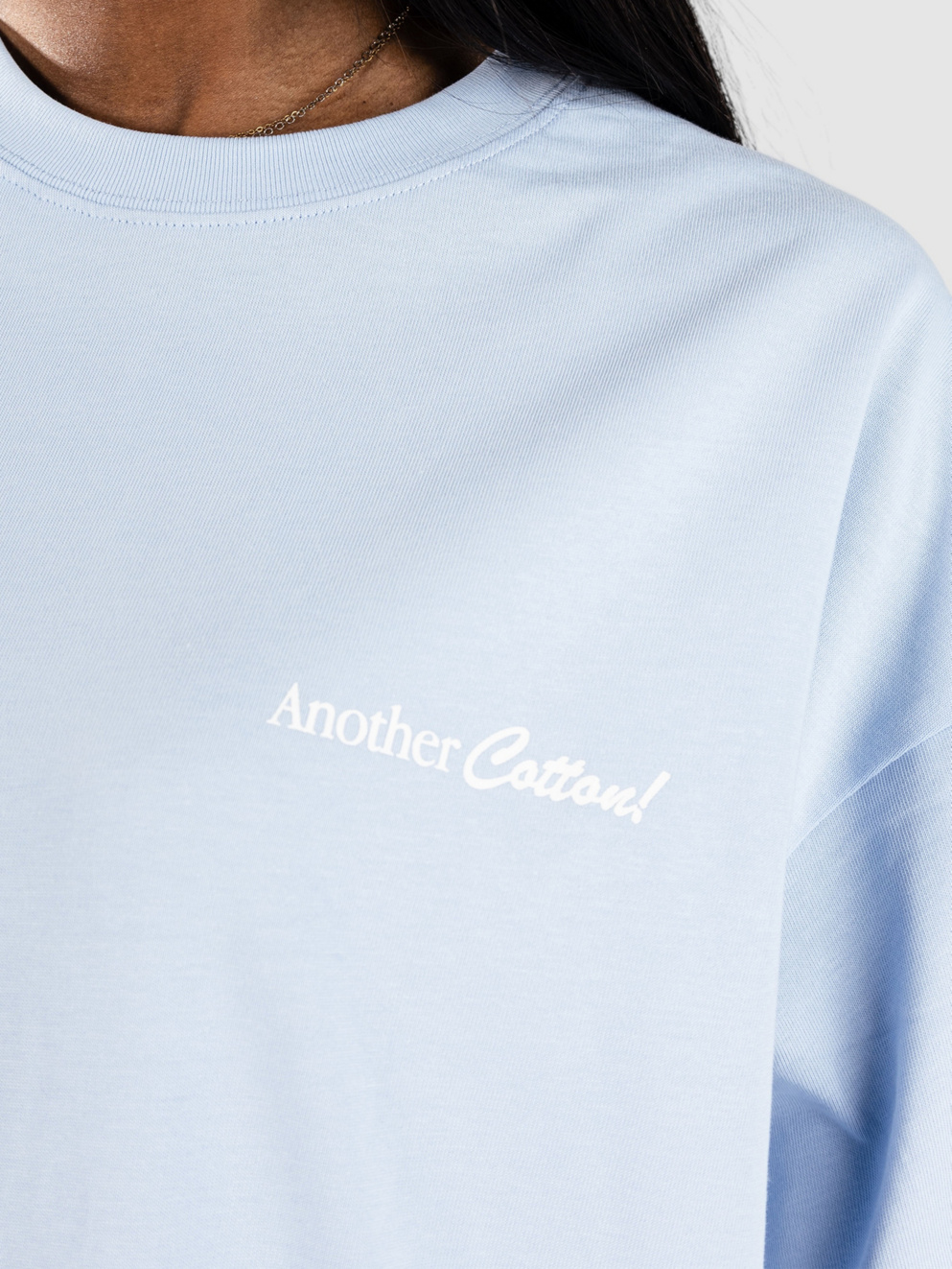 Another Cotton Lab Breakfast Club T-Shirt sky blue