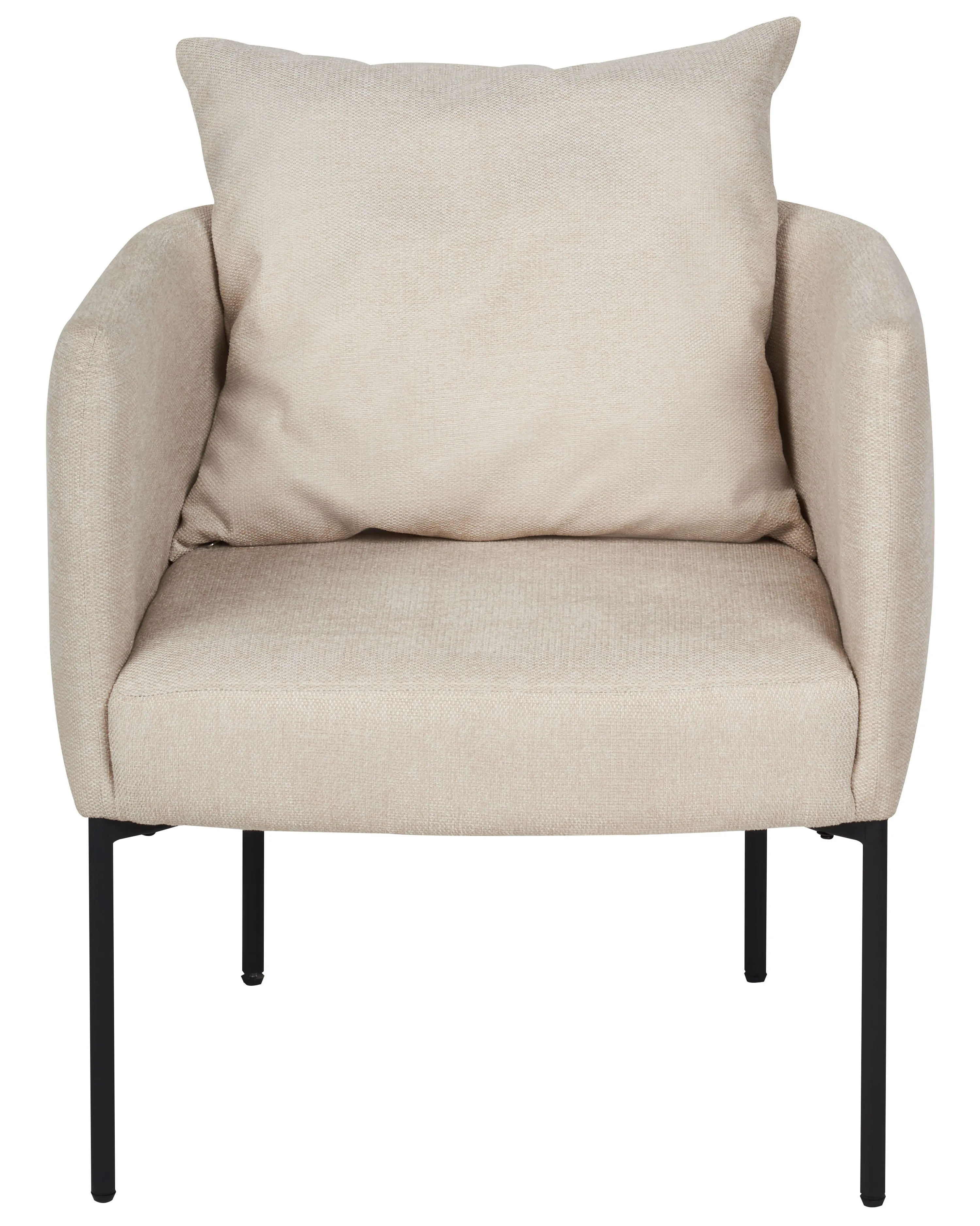 Fauteuil MALMOS Stof Lichtbeige