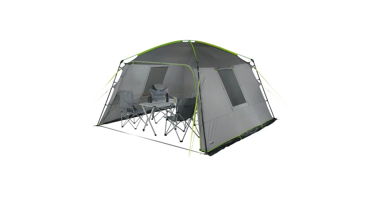 High PeakCabana paviljoen  (Grijs/limoen, 3,5 x 3,5 m)