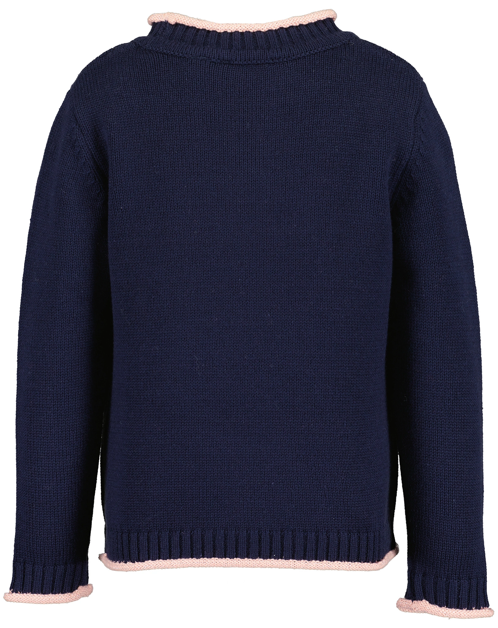 Strickpullover STRIPED STAR in nachtblau