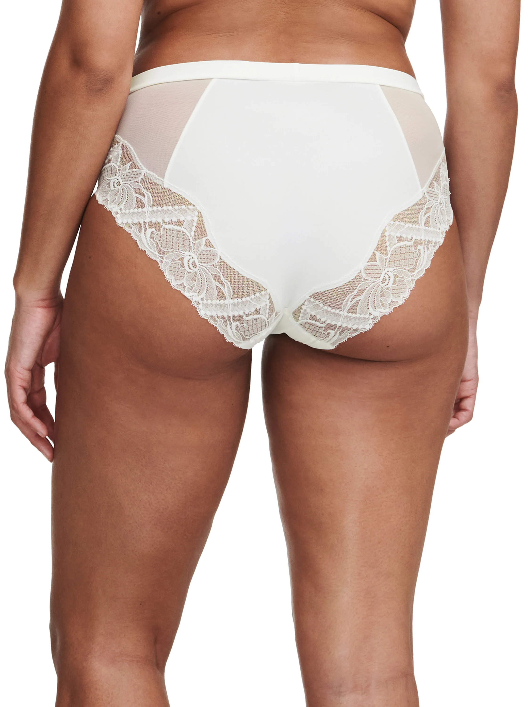 ORANGERIE DREAM - Culotte taille haute avec dentelle de leavers | Beige