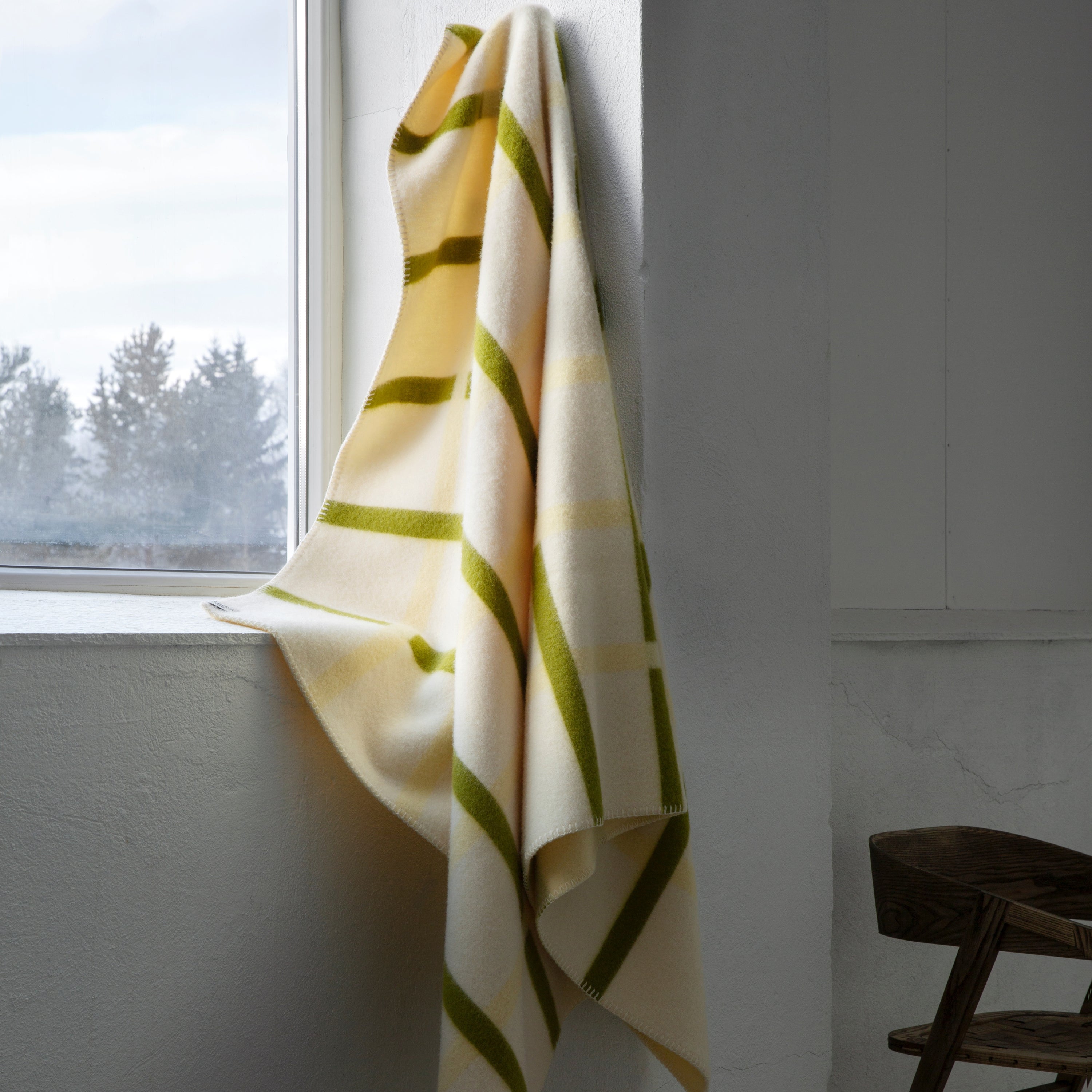 RÃ¸ros Tweed Knut Plaid - Lime