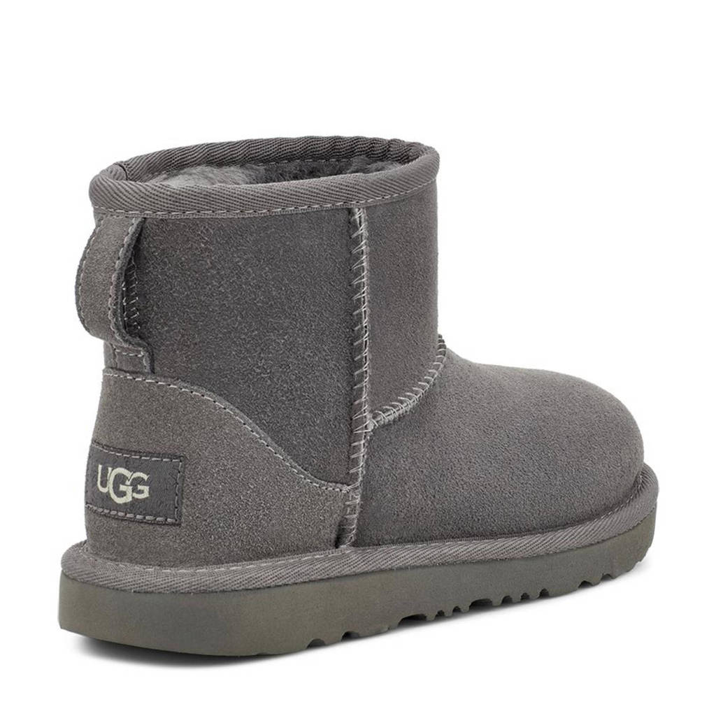 UGG Classic Mini IIsuède enkelboots grijs