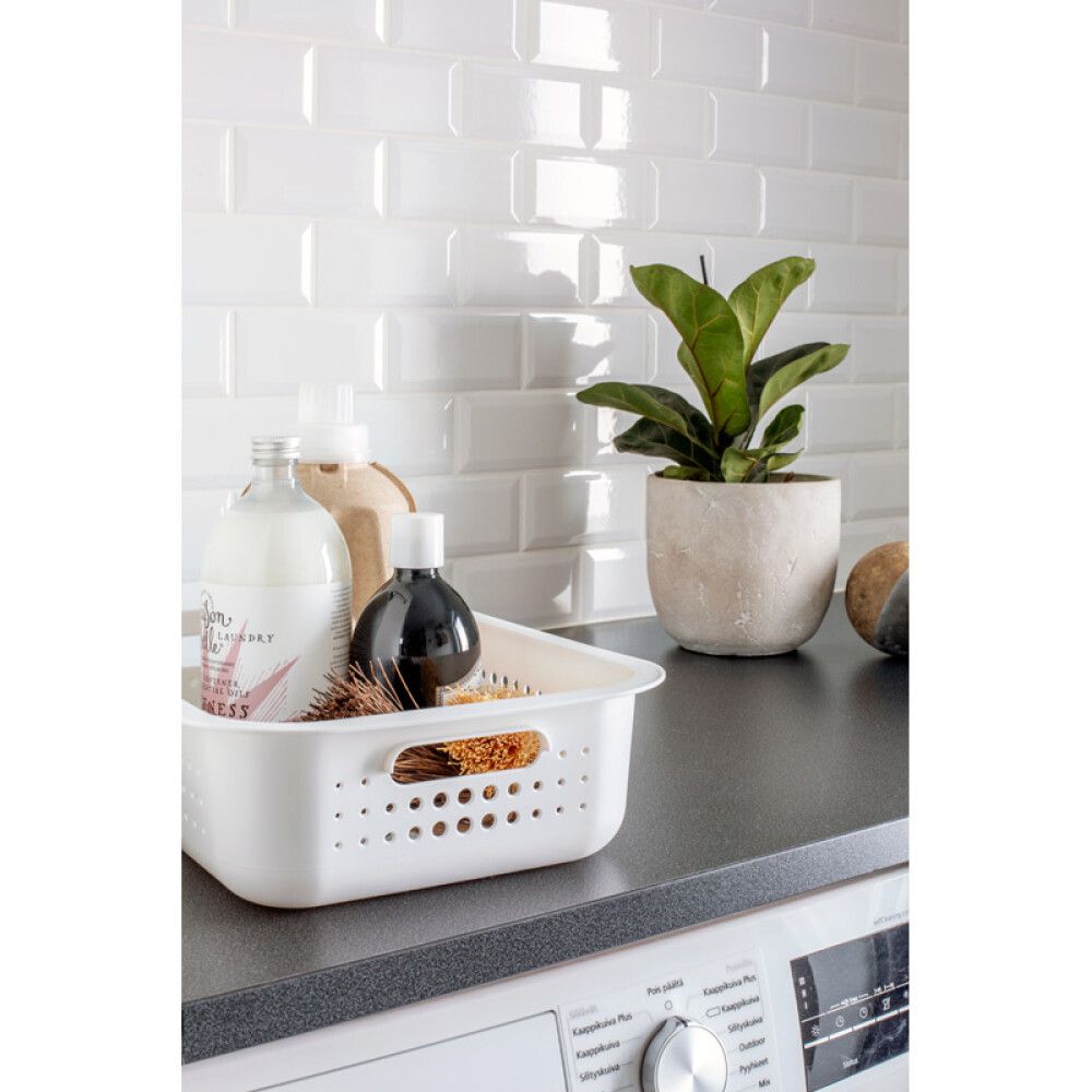 OPPBEVARINGSKURV SMARTSTORE BASKET 6L RESIRKULERT HVIT