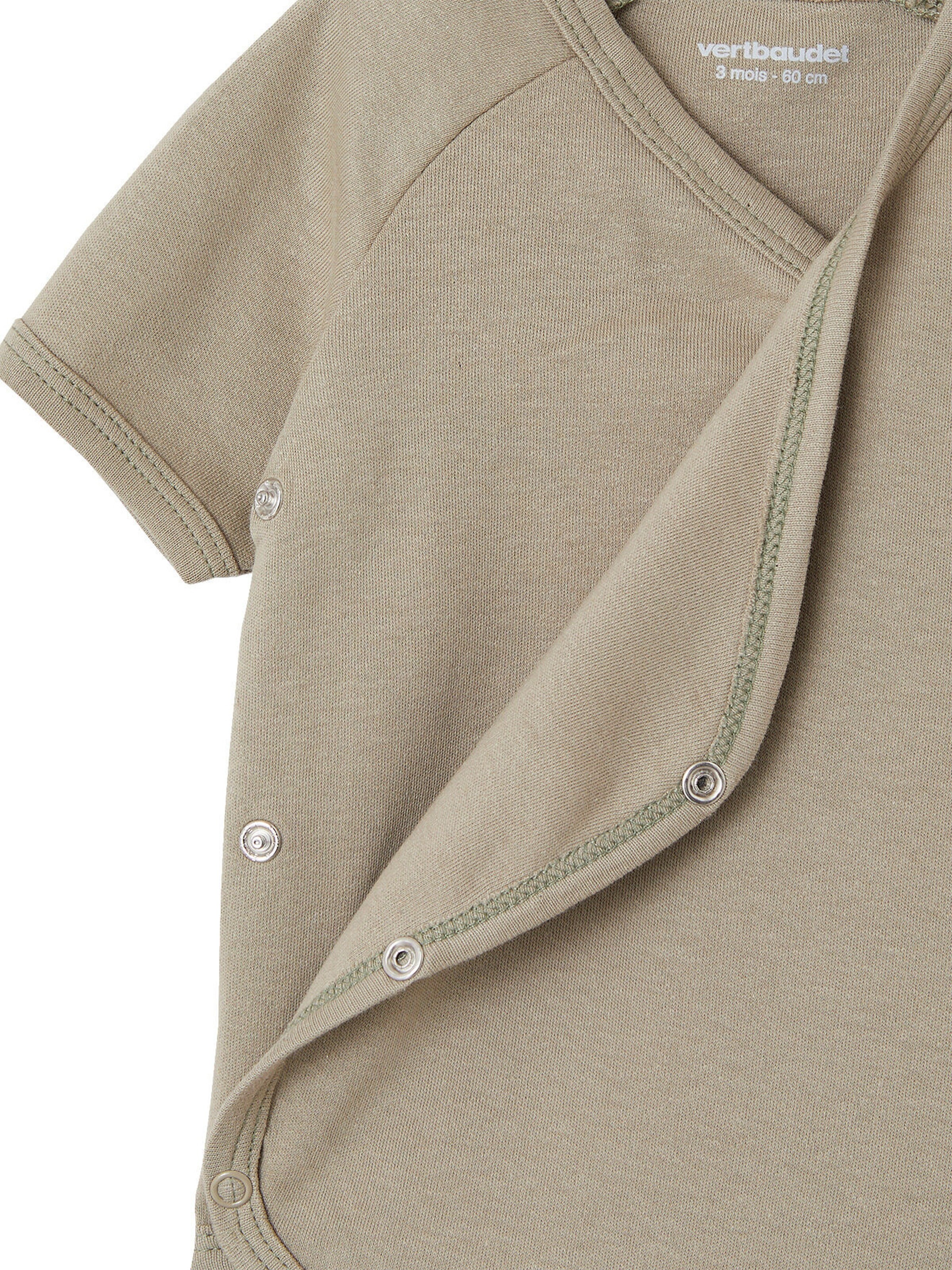 Vertbaudet 7er-Pack Baby Wickelbodys BASICS mehrfarbig