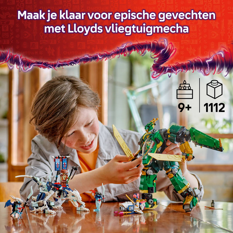 LEGO NINJAGO Lloyds vliegtuigmecha 71845