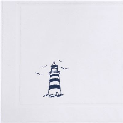 Tapis de bain coton style marin - 950 g/m²