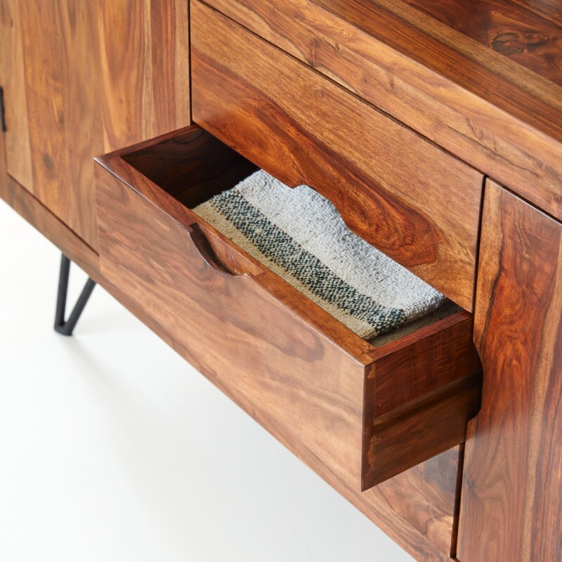Buffet en palissandre massif L 150 cm Bonnie