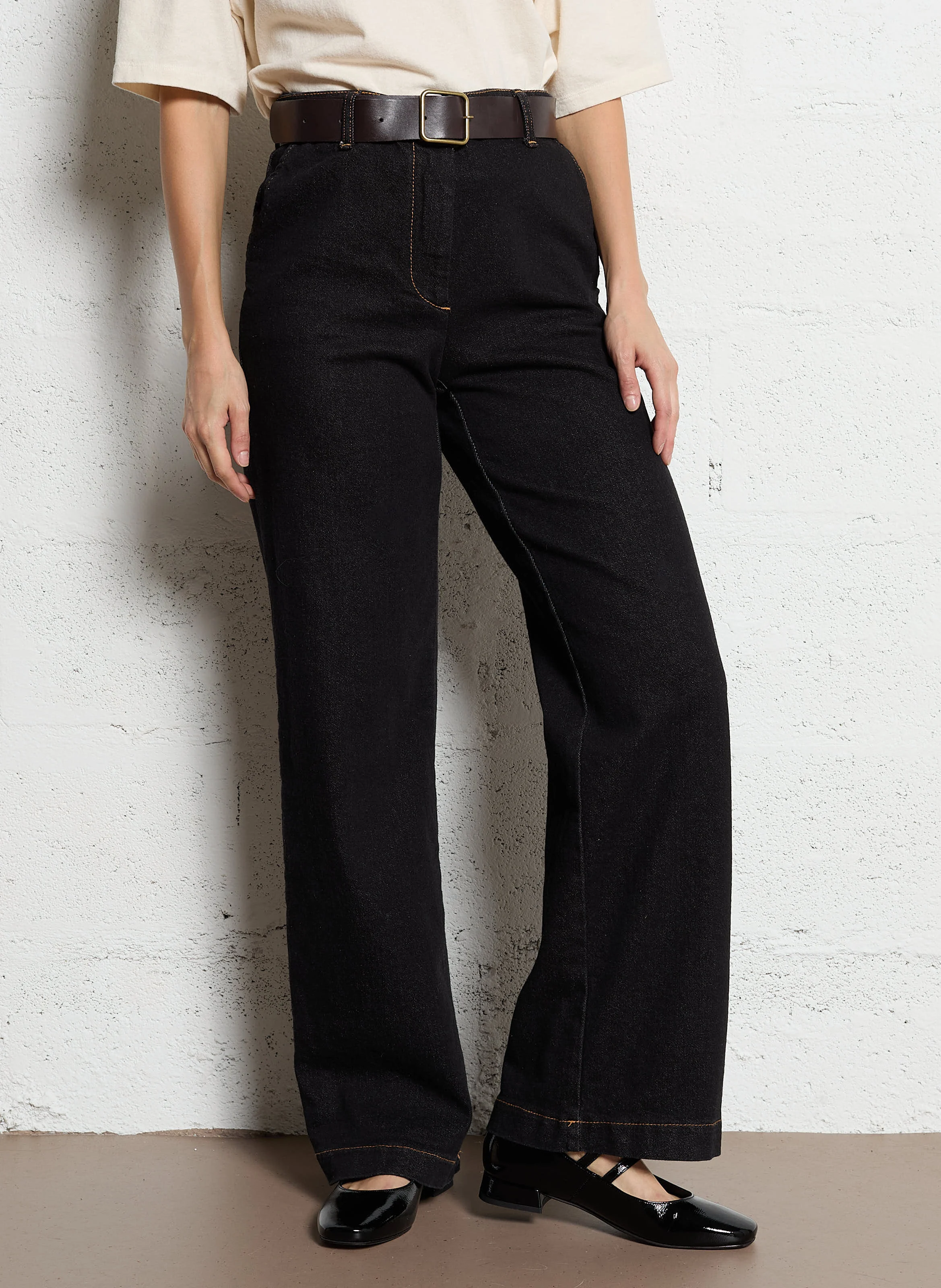 BONNIE - Babies en cuir| Noir