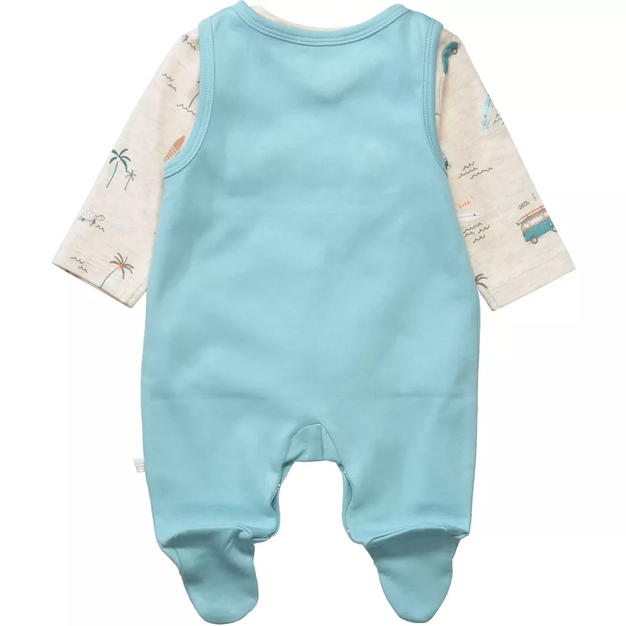 STACCATO Strampler+Shirt water blue