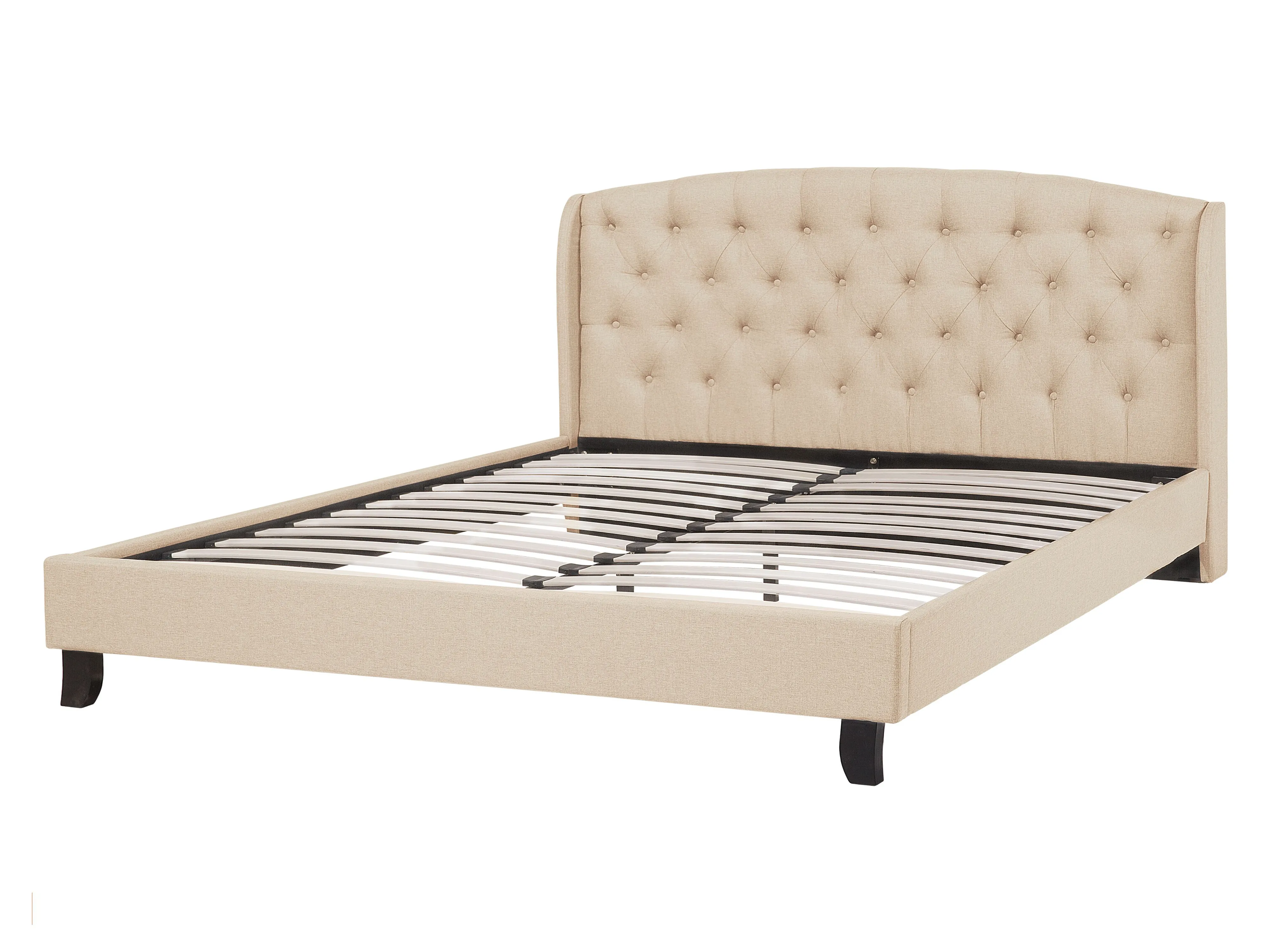 Bed Stof BORDEAUX 140 x 200 cm Beige