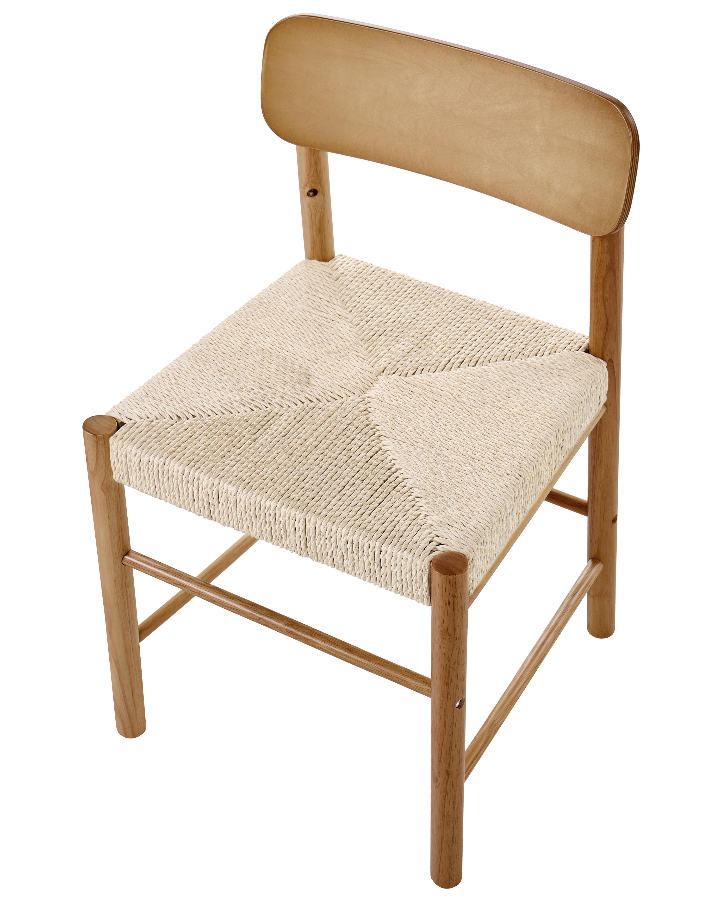 Set van 2 eetkamerstoelen DIGNE Hout Bruin