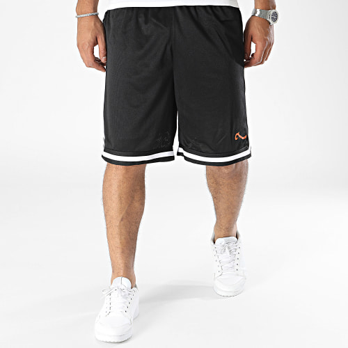 Short Jogging Wave Noir Orange