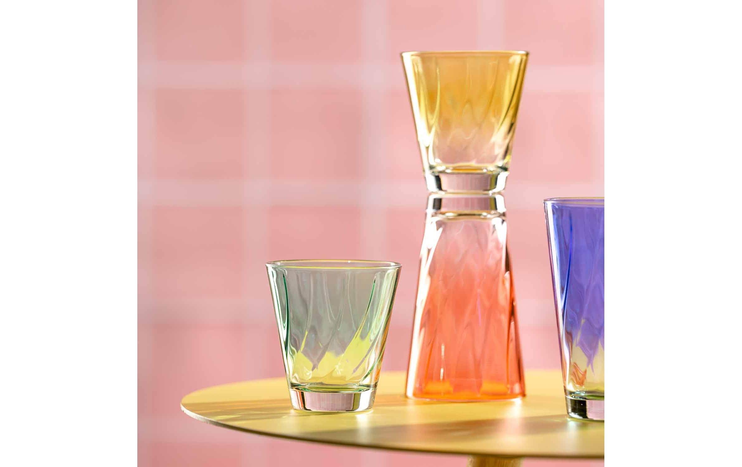 Trinkglas Twist 215 ml, 1 Stück, MehrfarbigGetränkegläser-Set