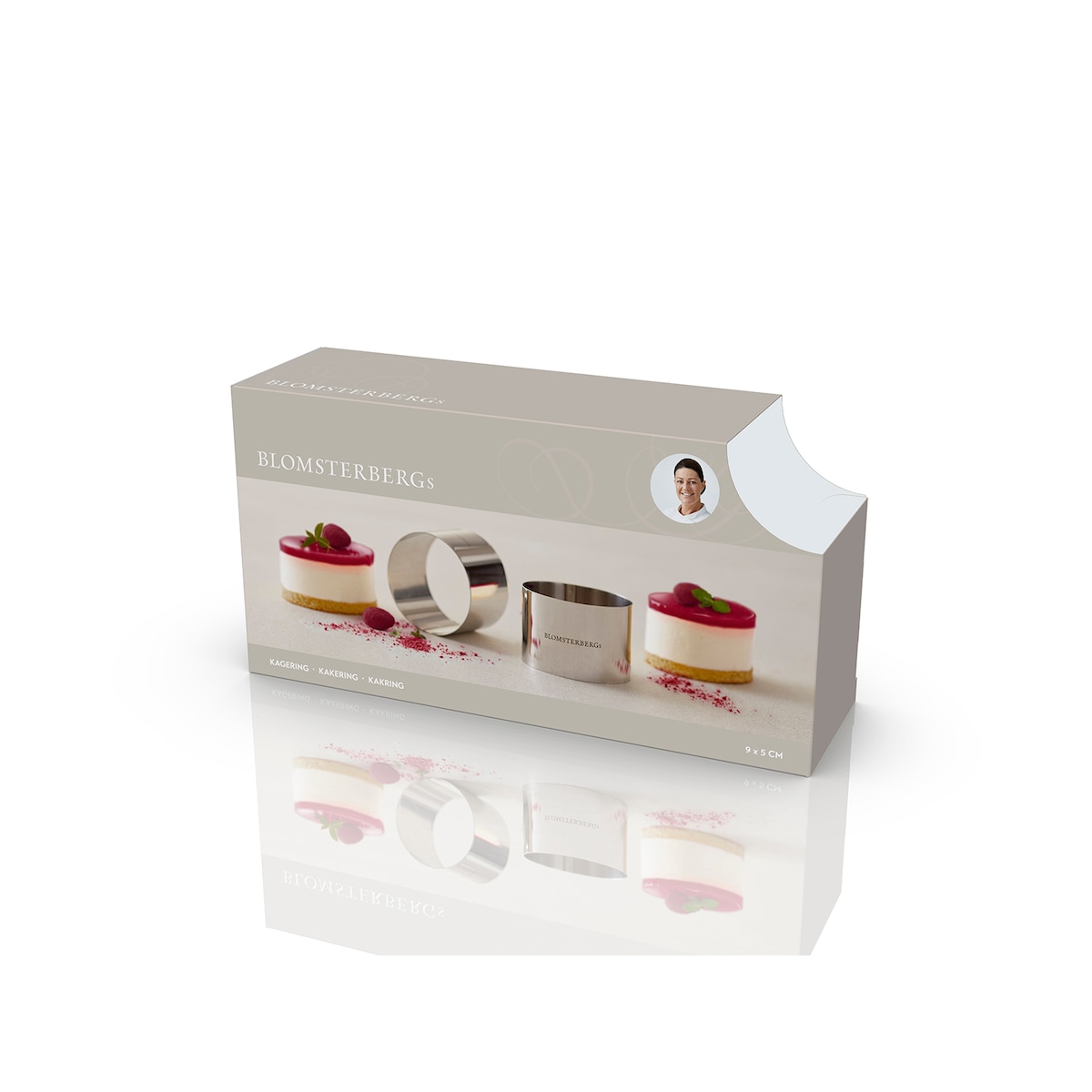 Blomsterbergs Pastry ring Dia. 9 x 5 cm 2 pcs Steel