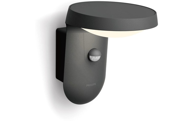 Philips Aussen-Wandleuchte »Tyla HV 9W mit Sensor, Anthrazit« Warmweiss