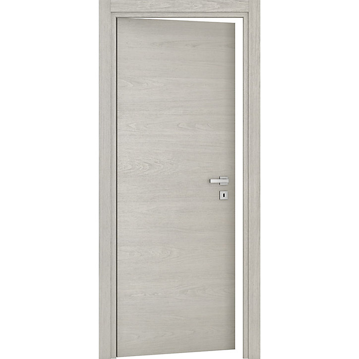 Bloc-porte Summa grigio H.204 x l.73 cm, poussant gauche