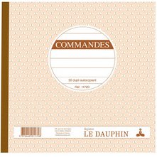 LE DAUPHIN Manifold 'Commandes', 210 x 148 mm, dupli