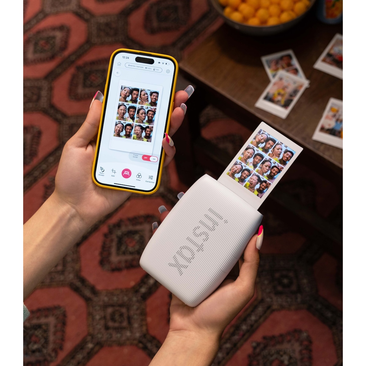 Fujifilm Instax Mini Link 3 smarttelefonprinter (rosa)