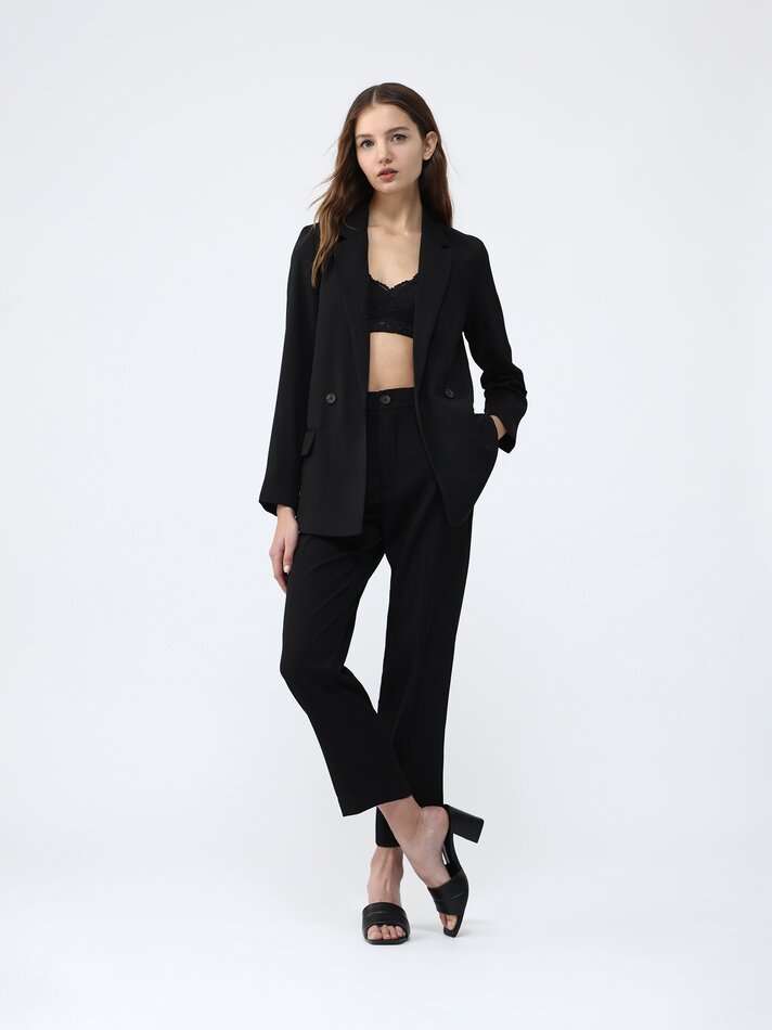 Blazer básico - Preto